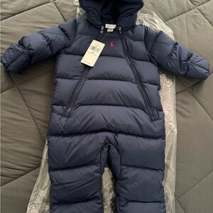 Ralph Lauren Dark Blue Hooded Snowsuit